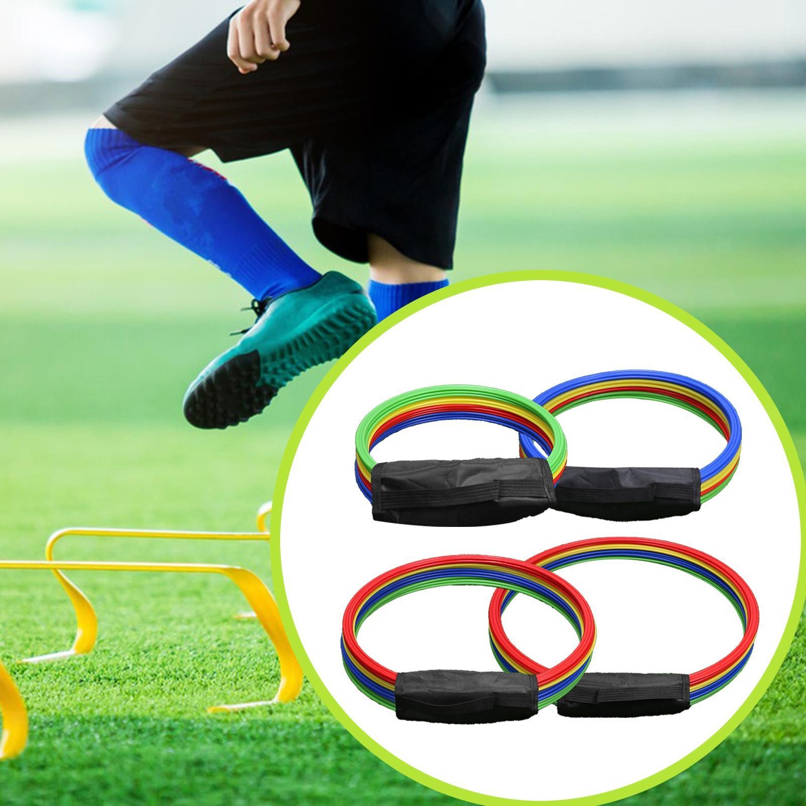 12x Agility Rings Speed Rings Multifunctional Training Equipment for Toss Games
