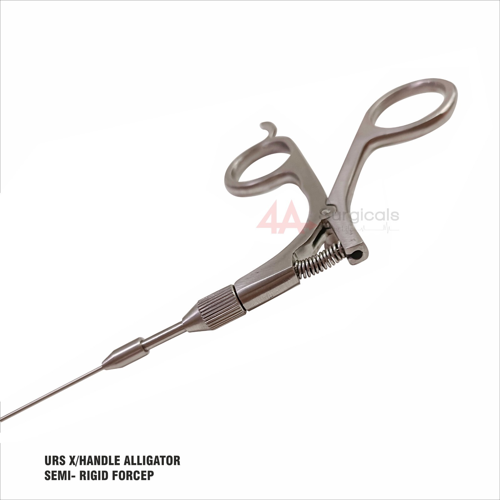 4A URS X/HANDLE ALLIGATOR SEMI- RIGID FORCEP 4Fr 60cm.
