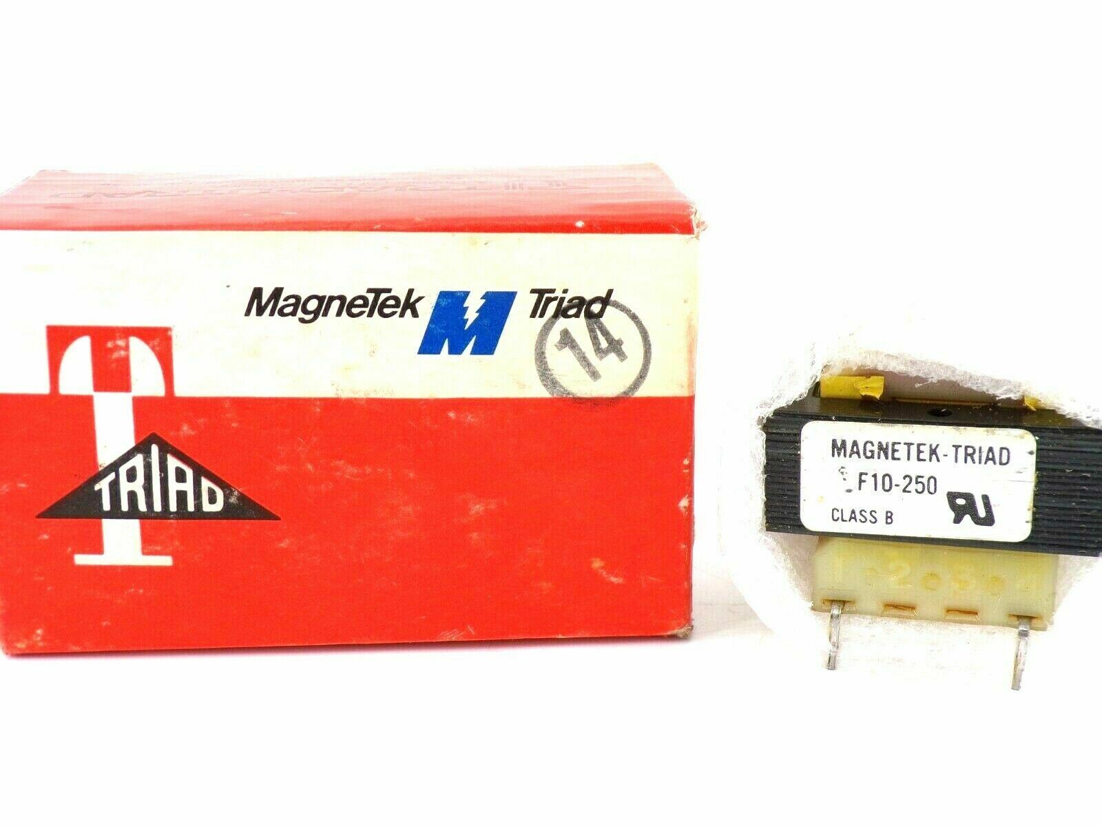 NEW Triad F10-250 Power Transformer PRI:115V, F10250