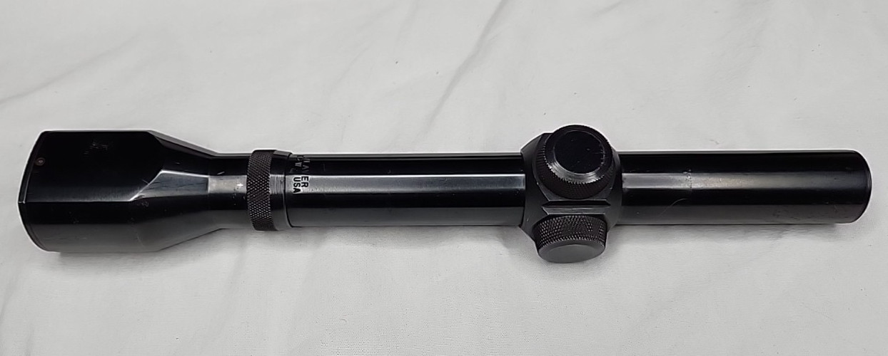 Weaver K3-W TV View Wideview 1-Inch Tube 3x Steel Vintage Rifle Scope