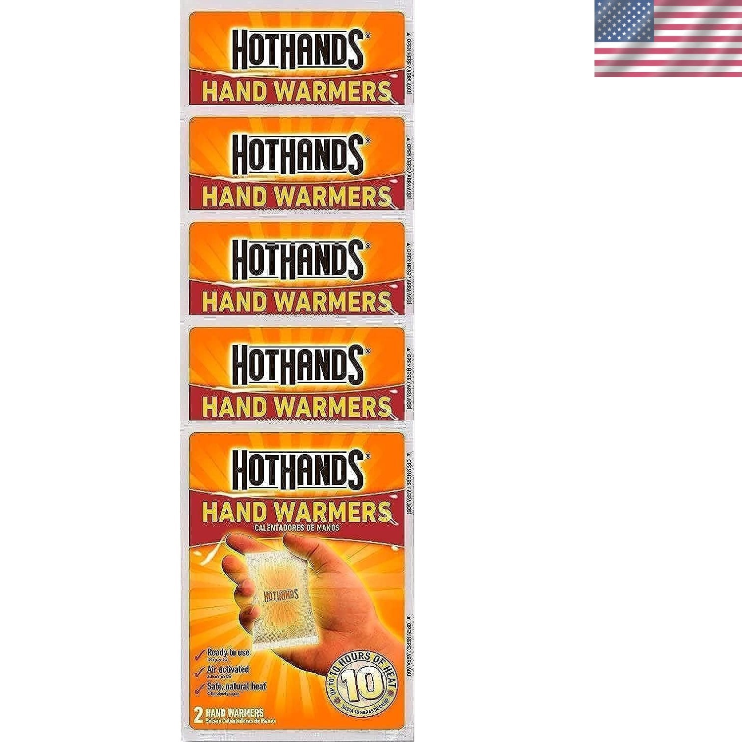 Brand New Hand Warmers 10 Count Orange Polyurethane