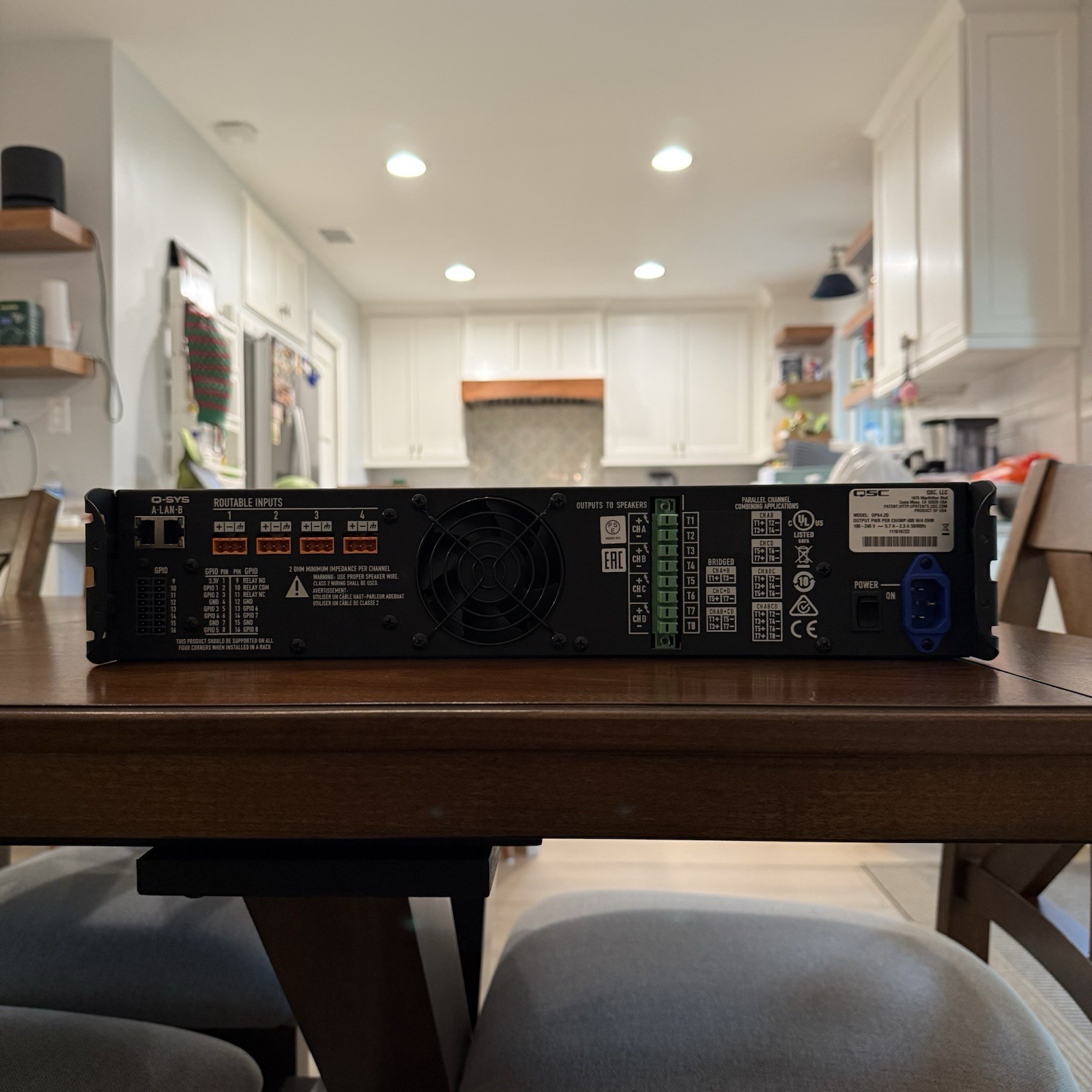 QSC DPA 4.2Q Q-SYS Cinema Network Audio Amplifier