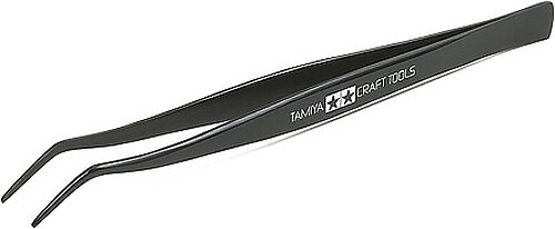 Tamiya Angled Tweezers - #74003