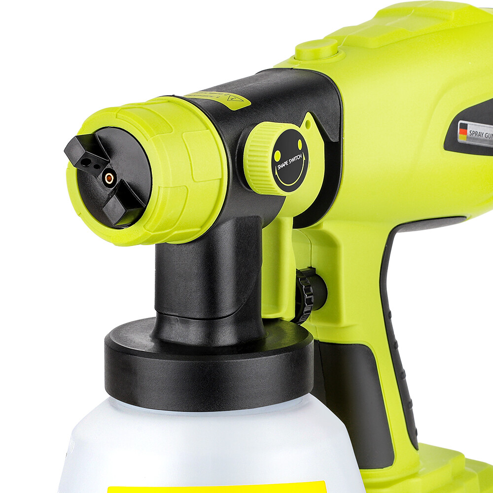 Paint Sprayer for Ryobi One+ 18V Battery w/1000ML Large Container Even Coverage