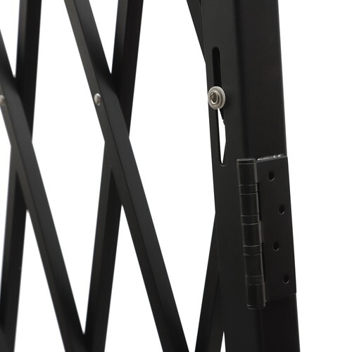 Double Folding Security Gate Expandable Barricade Gate Safety Barrier Door Gate