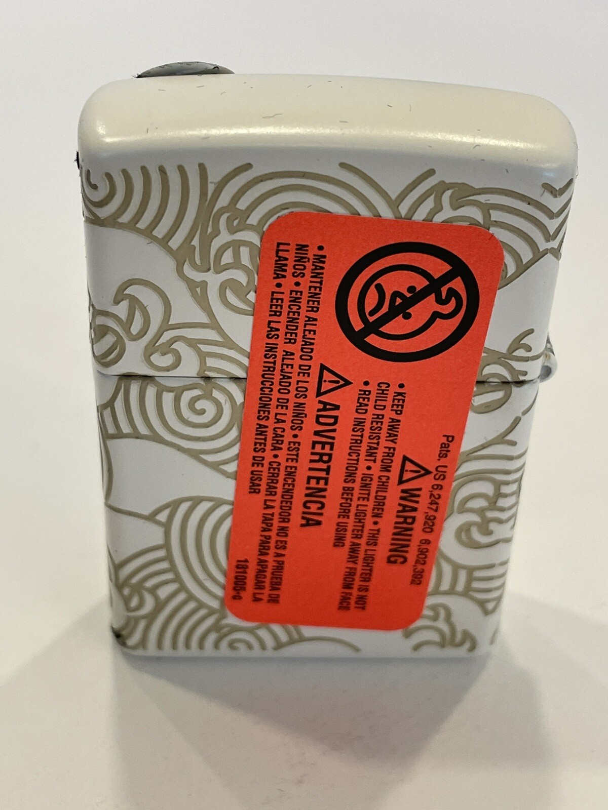 Zippo 48909 Zippo WAVES Pattern Design Laser 360 Windproof Lighter APR (D) 2023