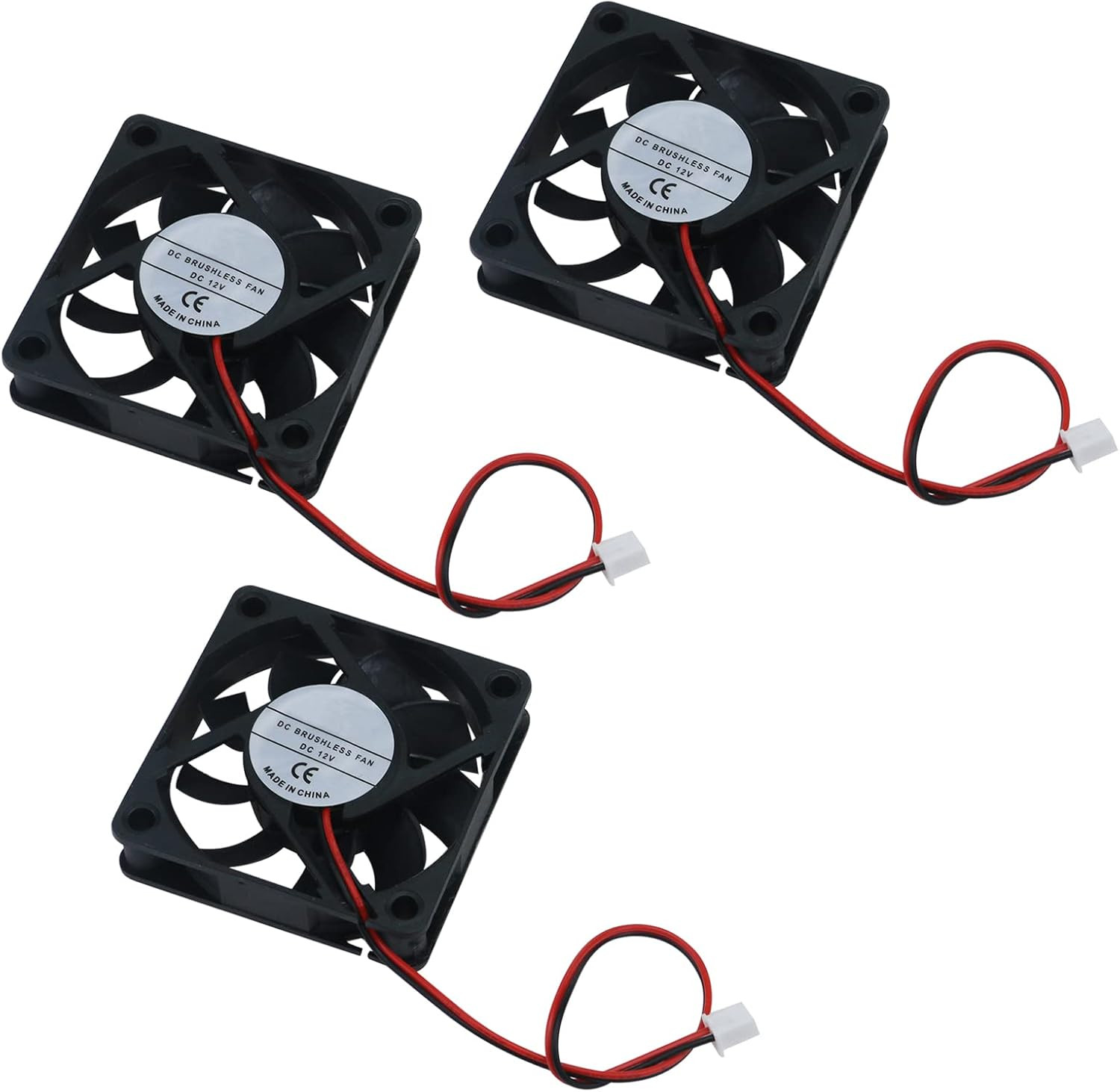 Antrader 3Pcs 60X60X15Mm 6015 12V Brushless DC Cooling Fans for 3D Printer | Low