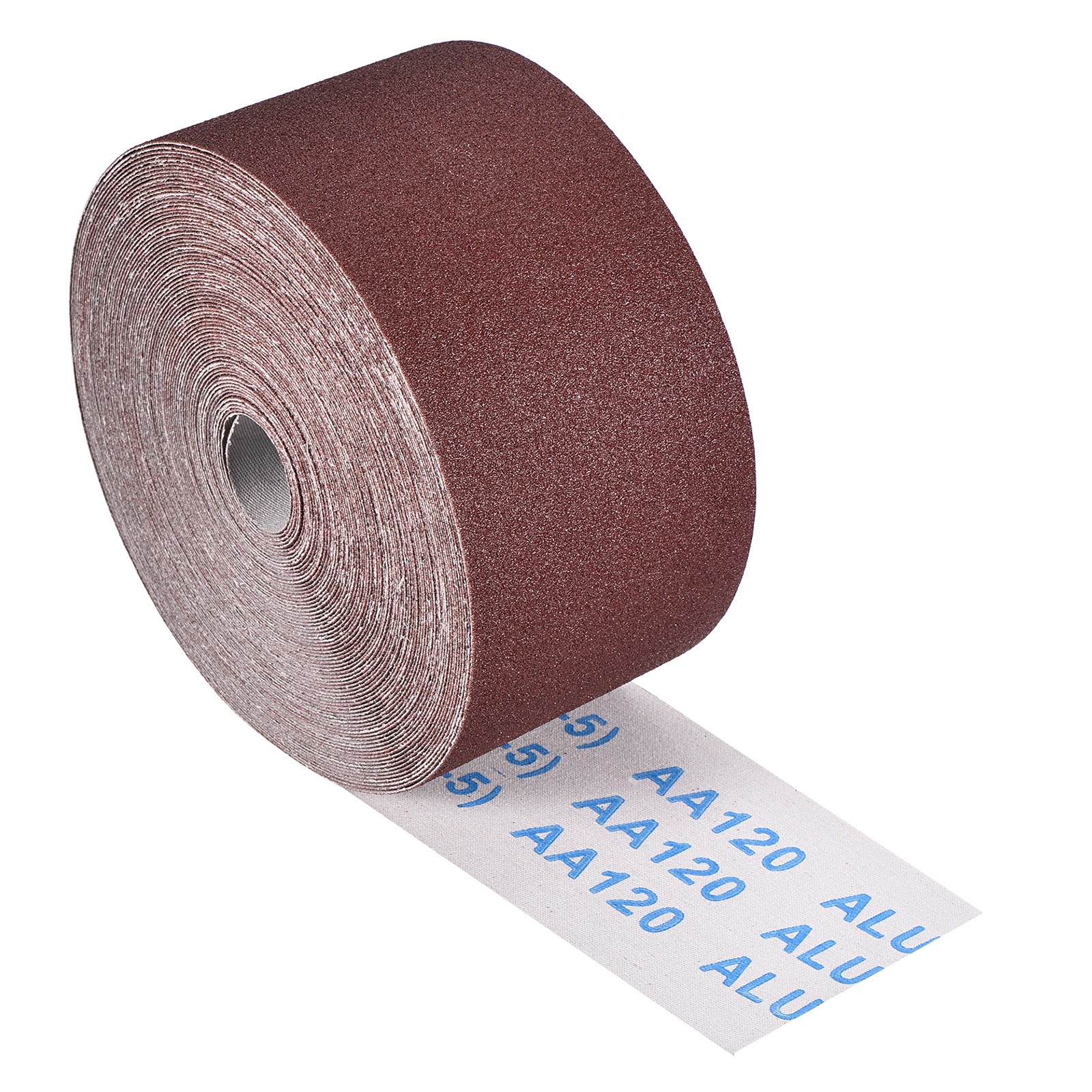 3" x 70Ft Sandpaper Roll, 120 Grit Aluminum Oxide Sand Paper for Floor