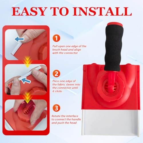 Paint Edge Trimmer, Paint Edger Tool for Walls with Two Replace Pad Adjustable