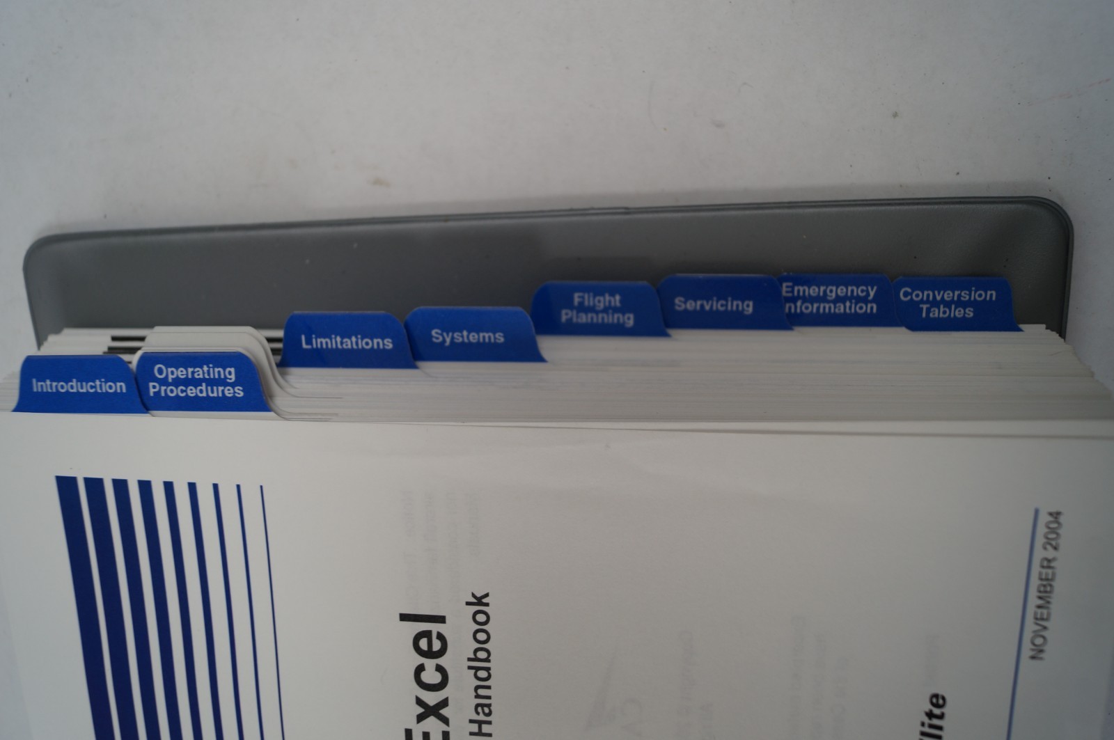 Citation Excel Cockpit Reference Handbook Nov 2004 CAE SimuFlite Binder F112A