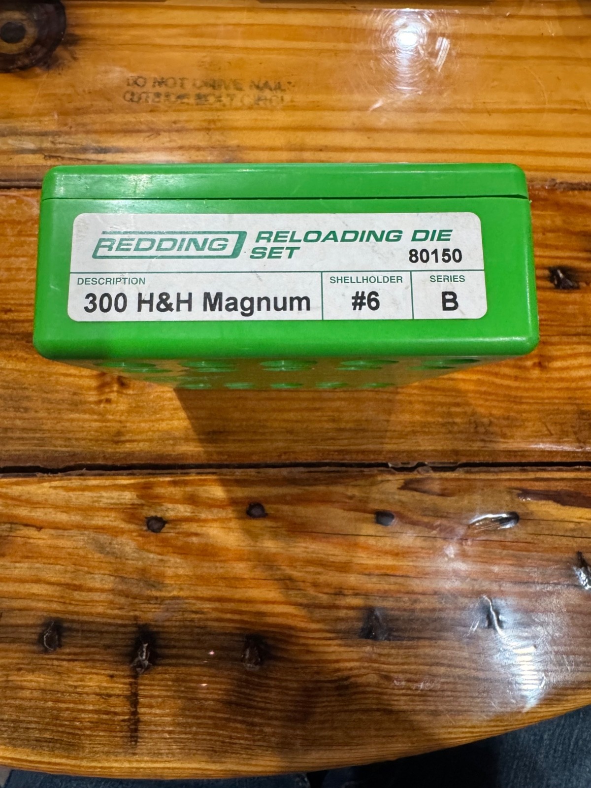 Redding .300 H&H Magnum Die Set w/ Micrometer Seating Die NICE