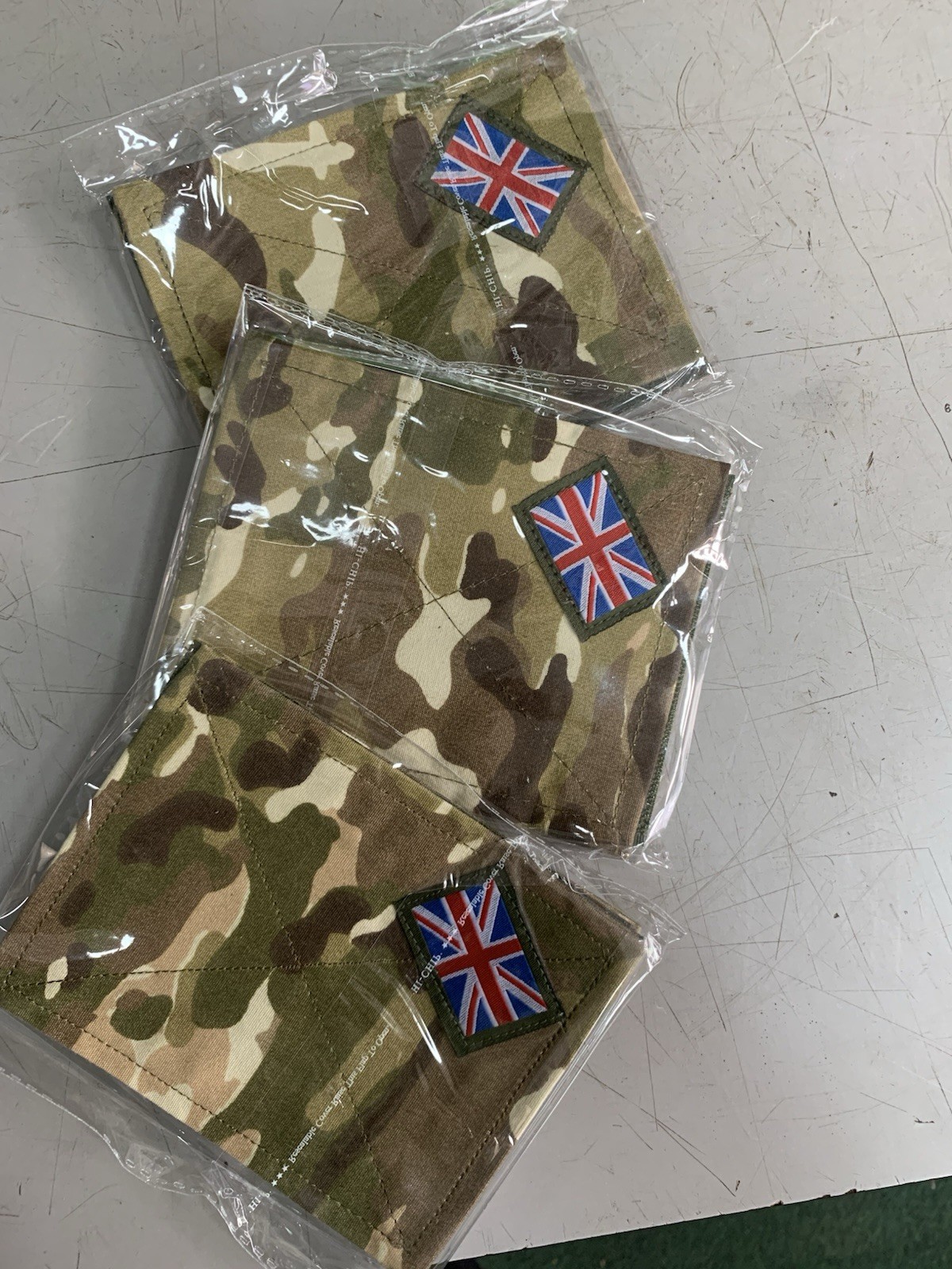 JOB LOT X 3 PAIRS BRITISH ARMY MTP BLANKING PATCHES PLATES CADETS COLOUR DIFFERE