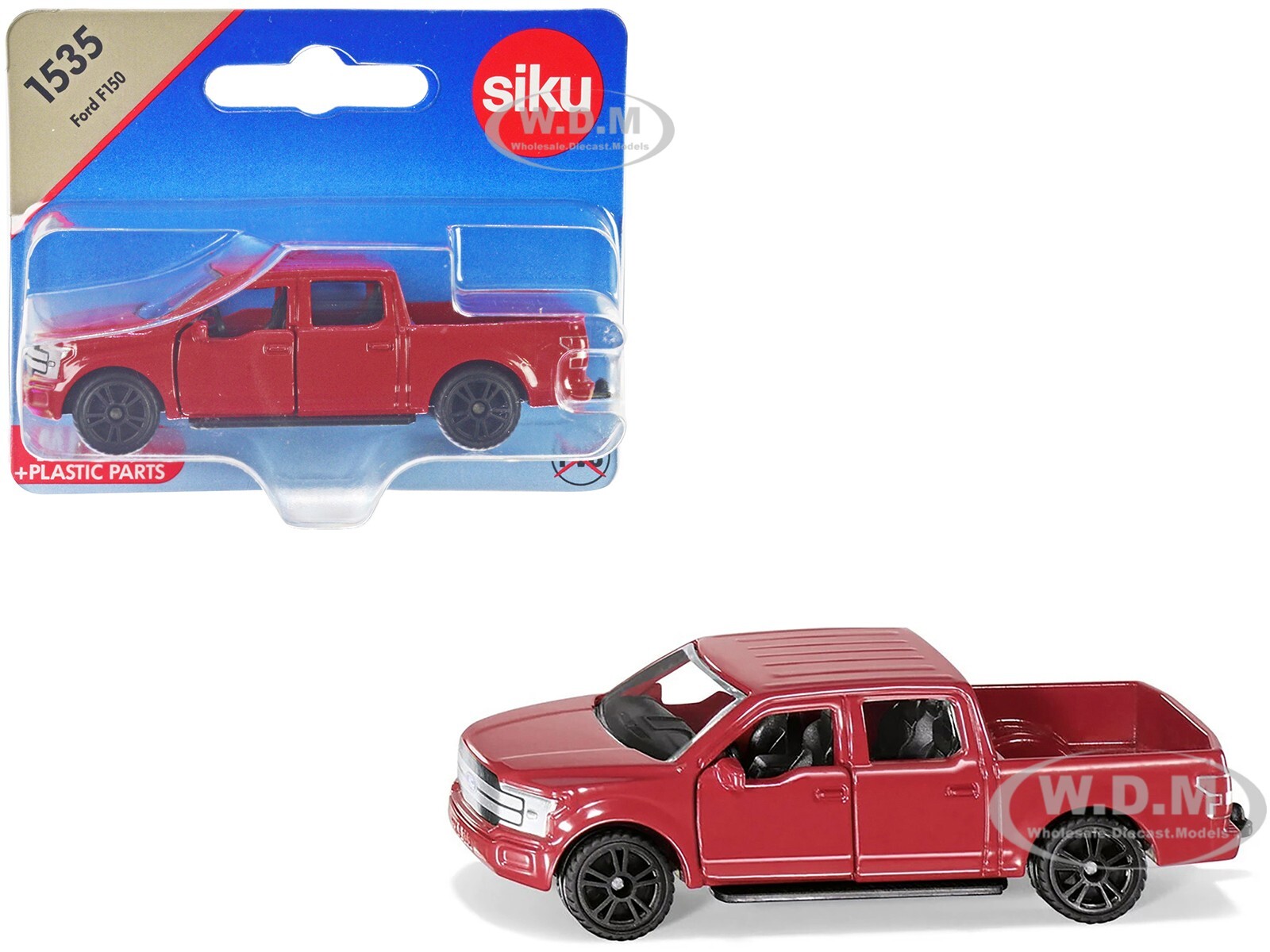 FORD F-150 PICKUP TRUCK RED DIECAST MODEL CAR BY SIKU 1535