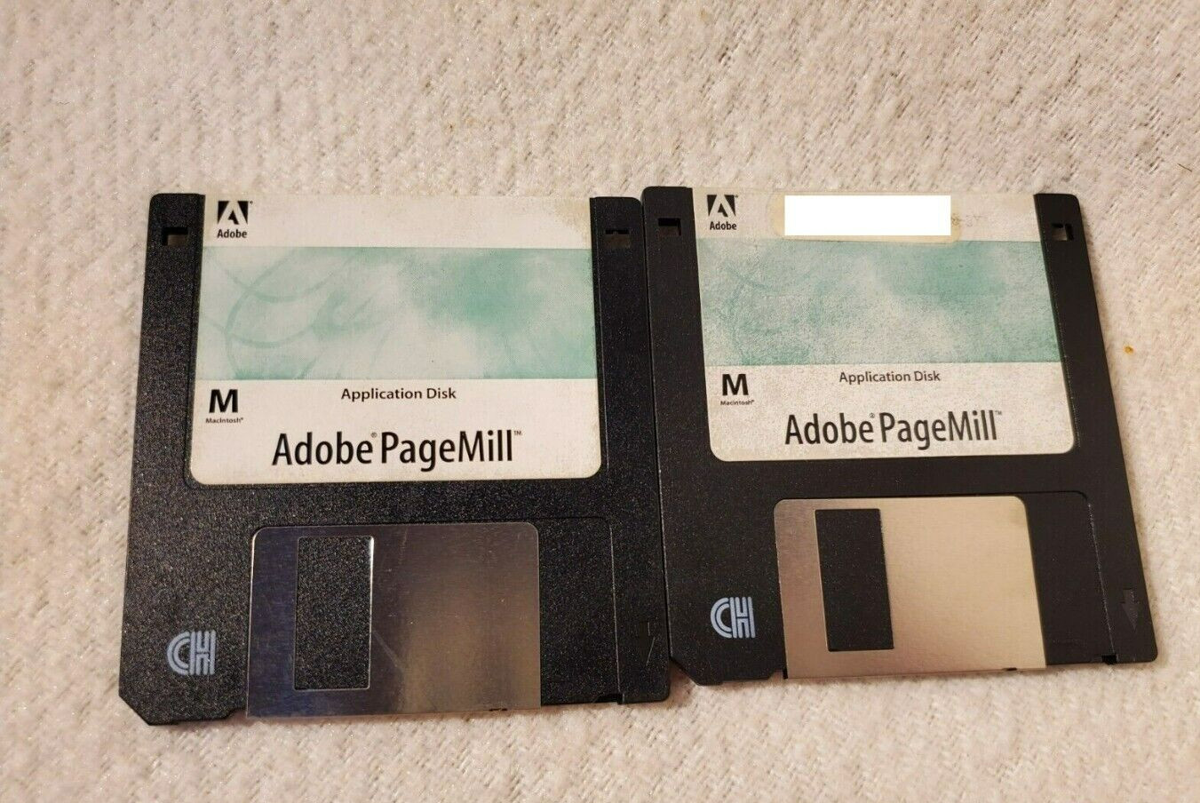 Vintage 1993 Adobe PageMill  3.5" Software Diskettes Apple Macintosh