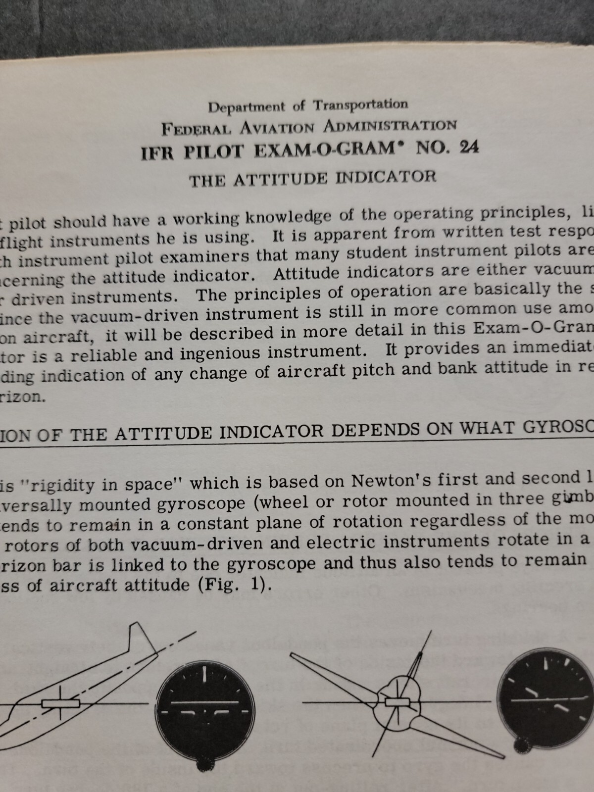 FAA IFR EXAM-O-GRAM NO 18 & 24
