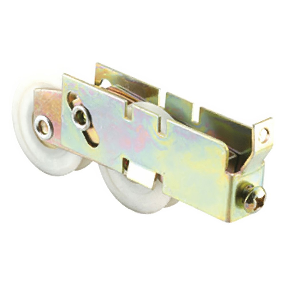 Sliding Door Roller Steel S-Tab Tandem Style Roller 1.5 Inch Wheel Roller