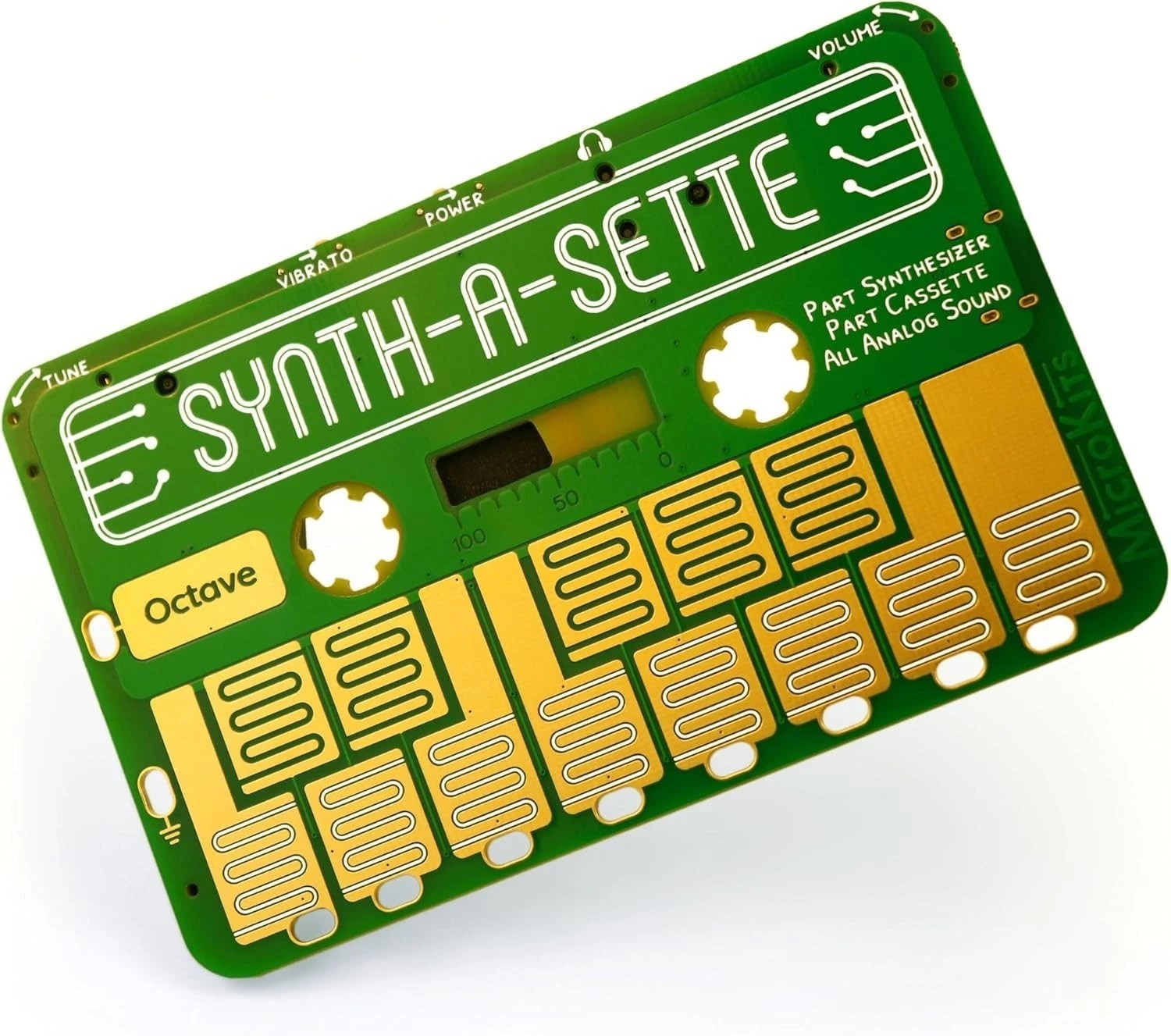 Synth-a-Sette: Cassette-Sized Portable Analog Synth for Creative Musicians