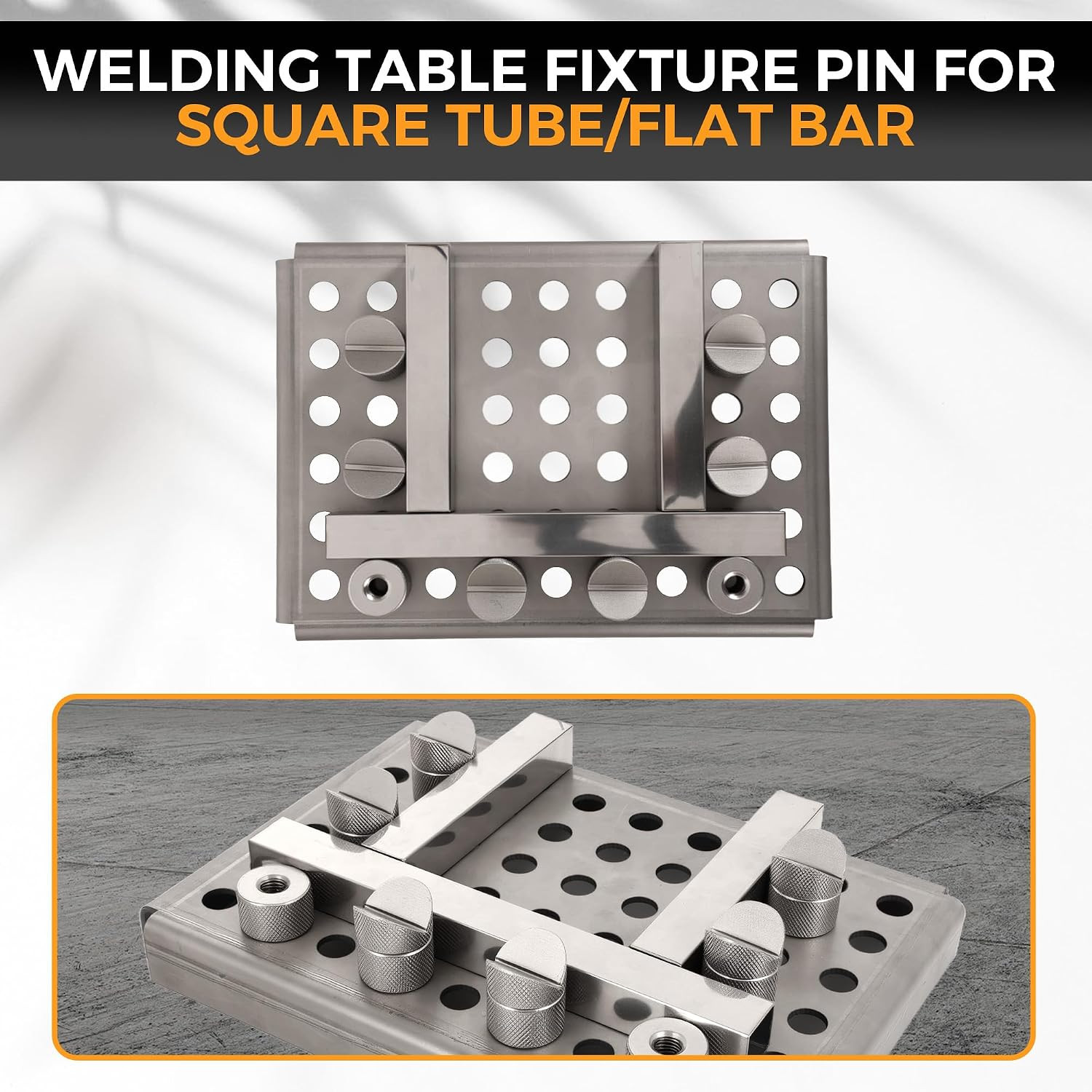 8 Pack Welding Table Fixture Pins - Adjustable Height, Welding Table
