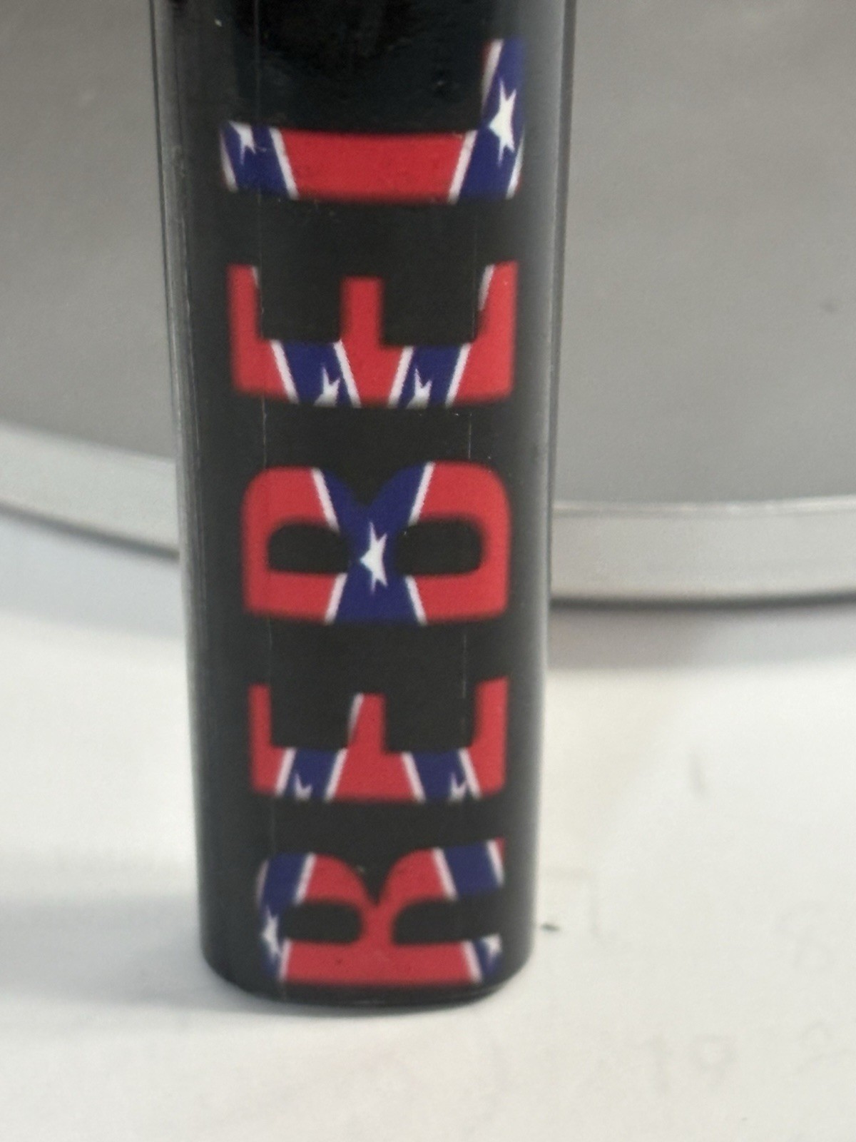 REBELS Cigarette Lighter Refillable Black Red Blue Color (works Fine)