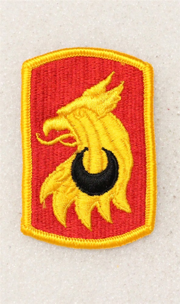 Army patch 5296 - 209th Field Artillery Brigade w/merrowed edge
