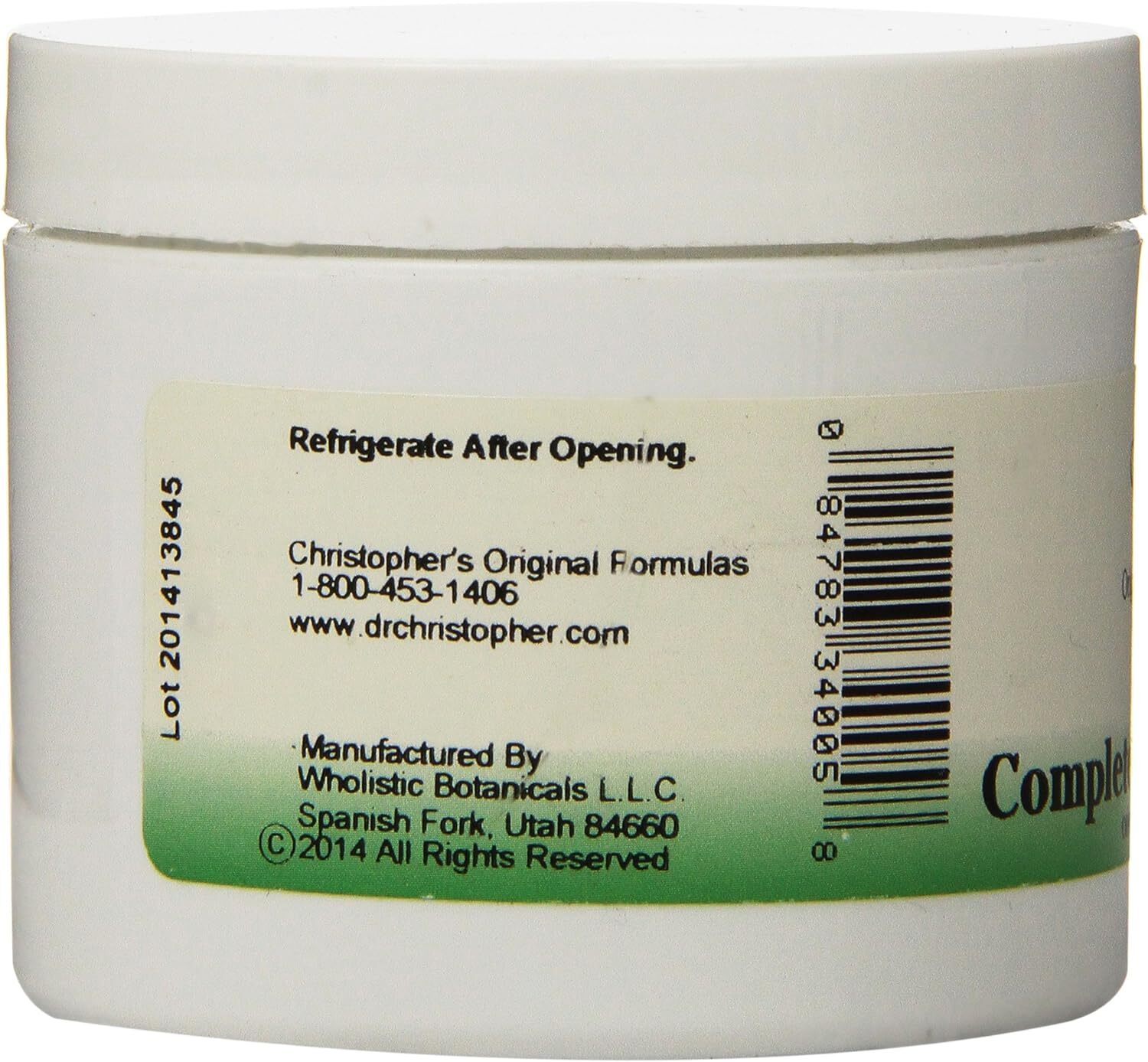 Dr Christopher's Formula Complete Unguento Para Tejidos Y Huesos, 4 Onza