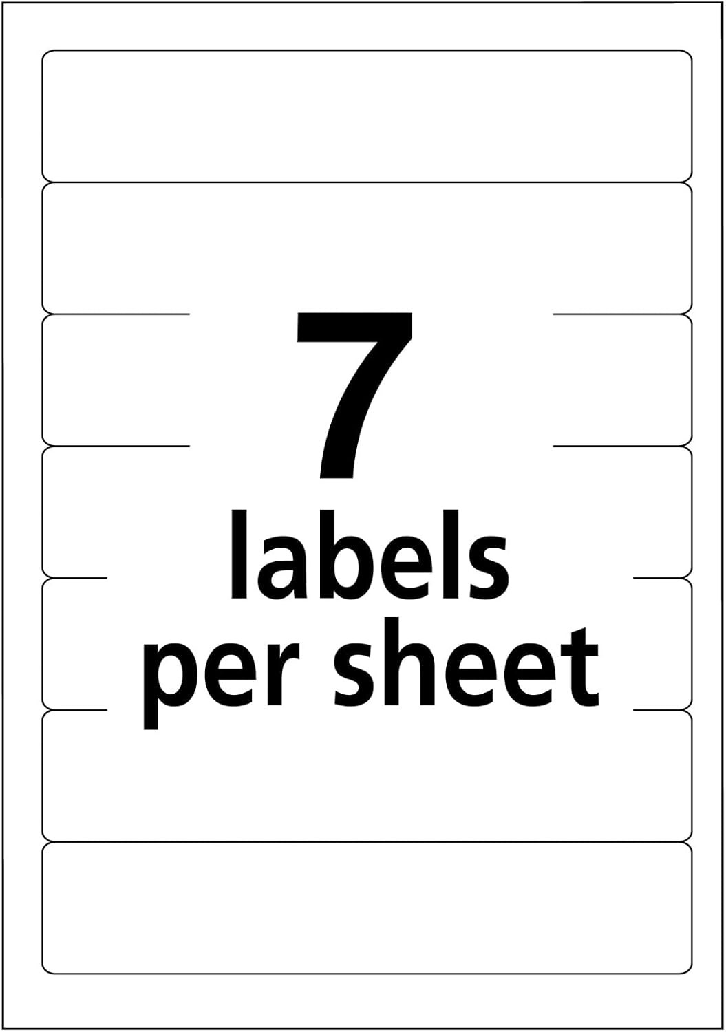 File Folder Labels on 4" x 6" Sheets, Easy Peel, Assorted, Print & Handwrite,