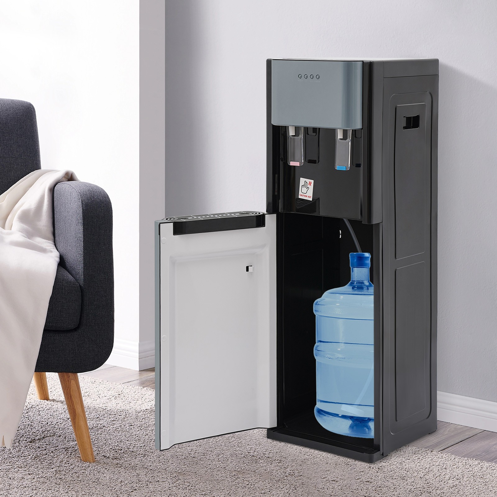 20L Bottom Loading Office/Home Water Dispenser Floor Hot/Cold Drinking Machine