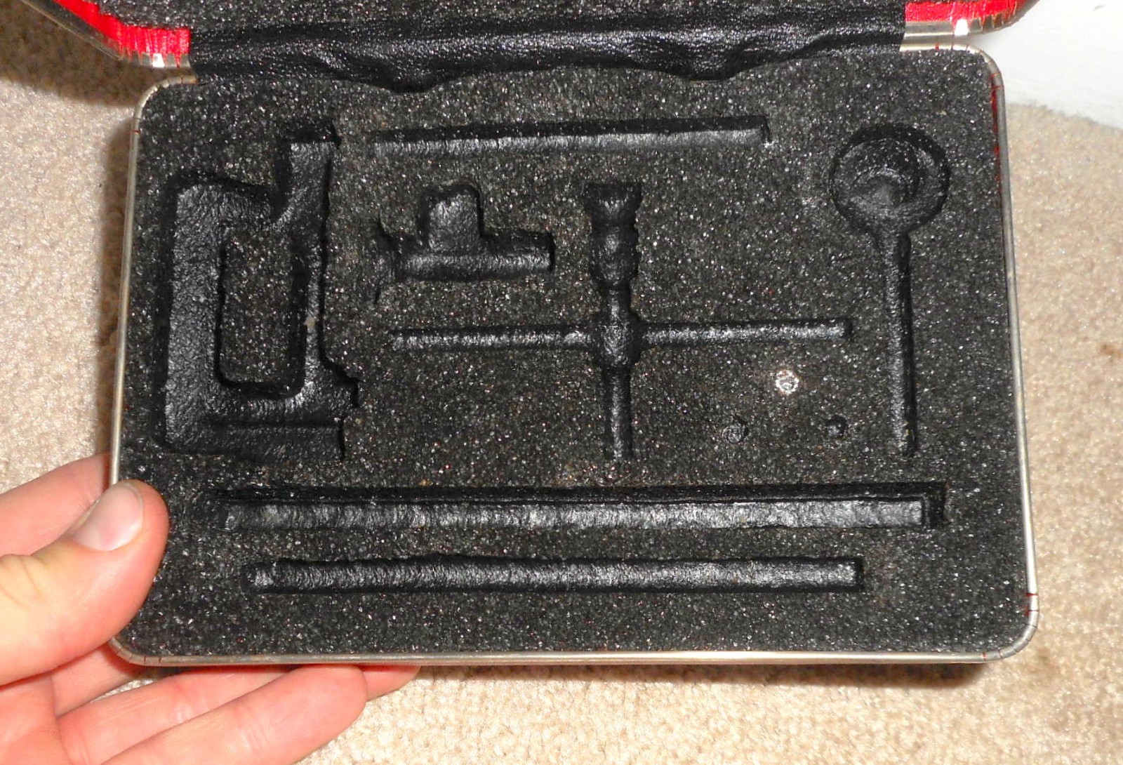 VINTAGE STARRETT NO. 196 UNIVERSAL DIAL TEST INDICATOR SET w/ BOX
