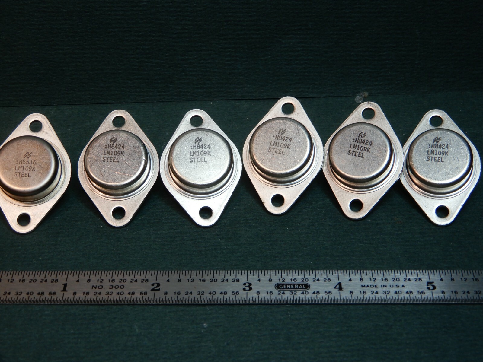 National Semiconductor LM109K Voltage Regulators Qty 6 NOS