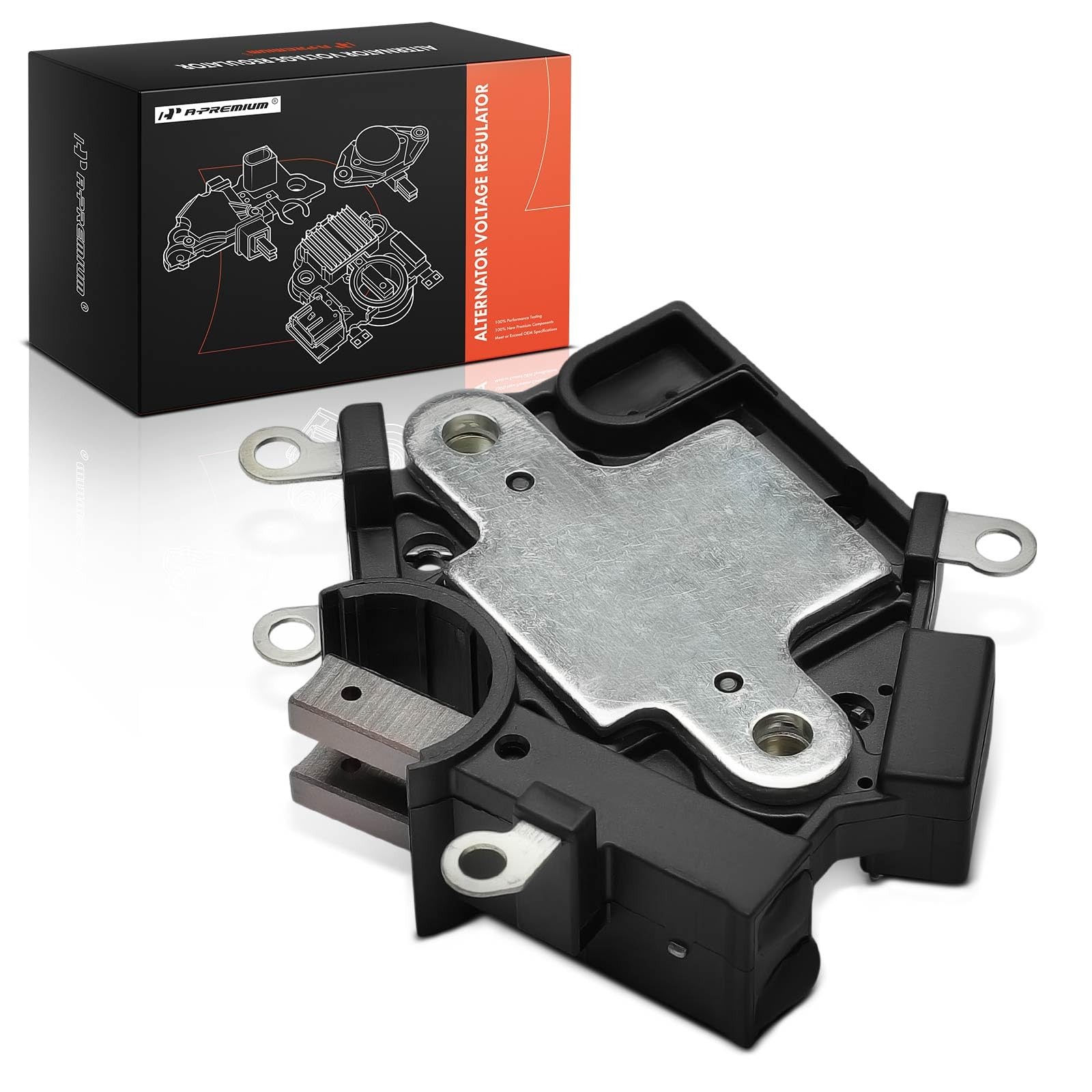 A-Premium Alternator Voltage Regulator Compatible with Porsche Cayenne 2006 4.5L