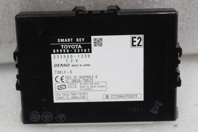 2011 LEXUS ES350 ANTI THEFT SMART KEY MODULE 89990-33161