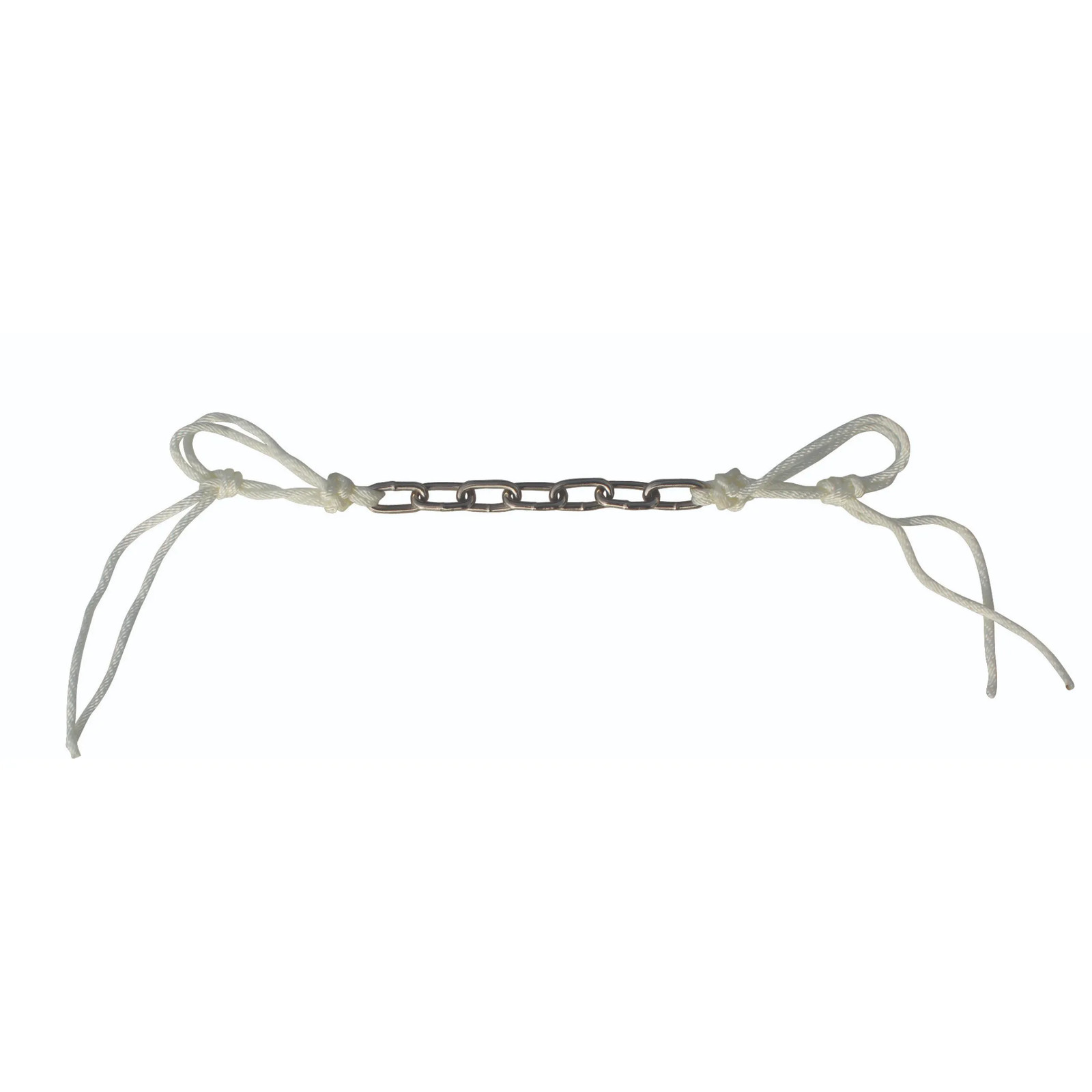 Professional's Choice Equine Chain and Rope Curb Strap for Snaffle Bits -