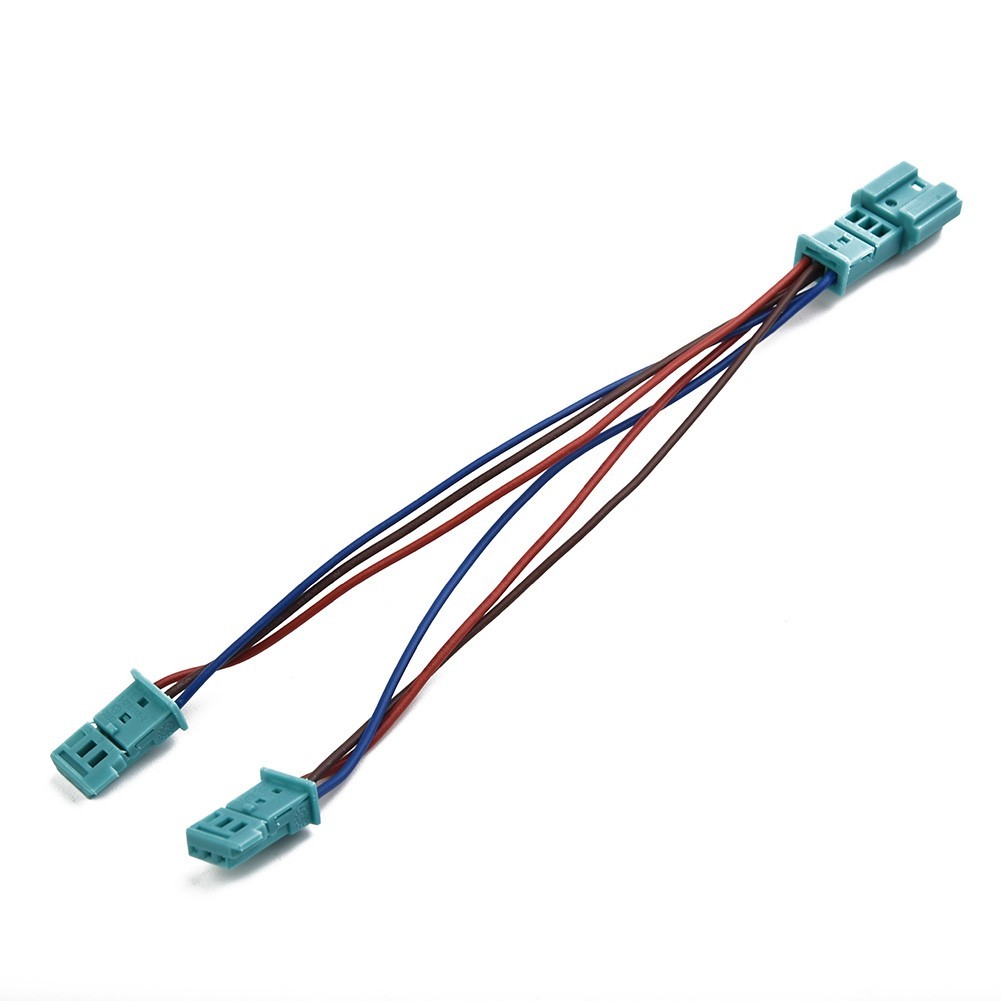 None Cable Radio Adapter Car 1pcs 3 Pin Blue Plastic & Metal Terminals