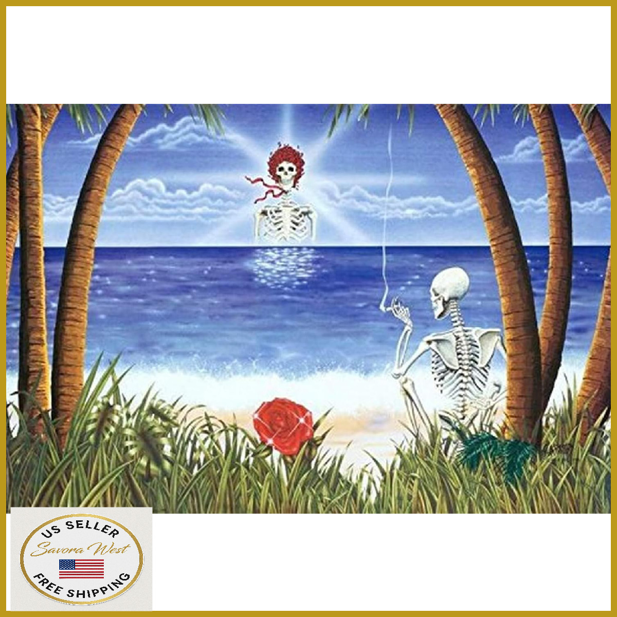 Grateful Dead Sunshine Daydream Music Art Print - 36"x24" Poster
