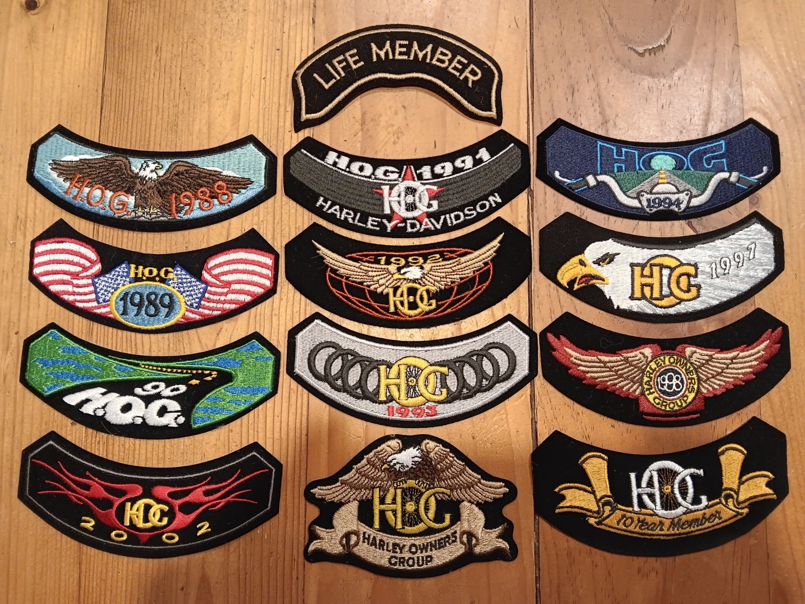 Harley Davidson Patches Lot