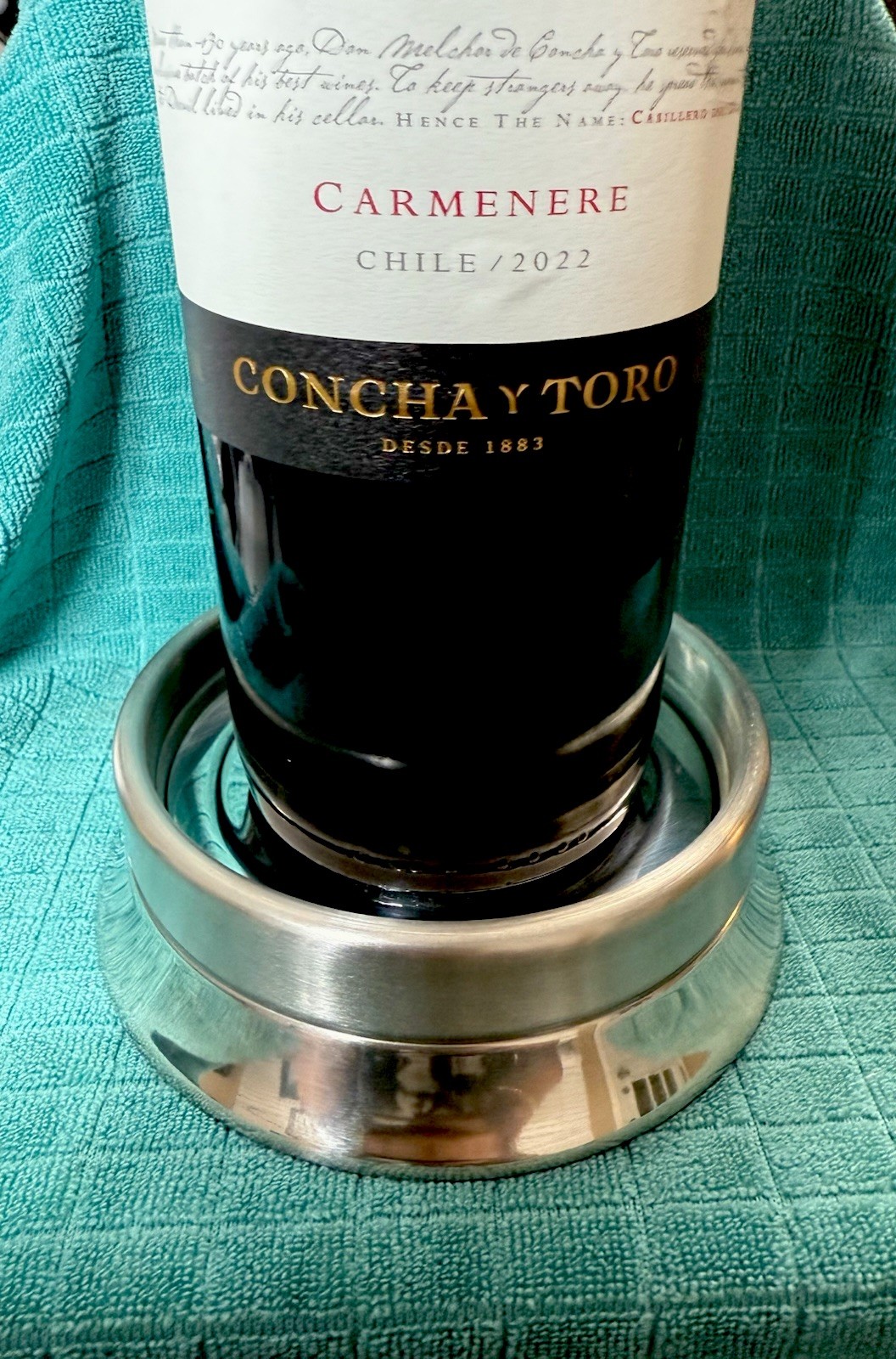 Frontgate Super Chill Chilling Coaster Single Stainless Steel EUC