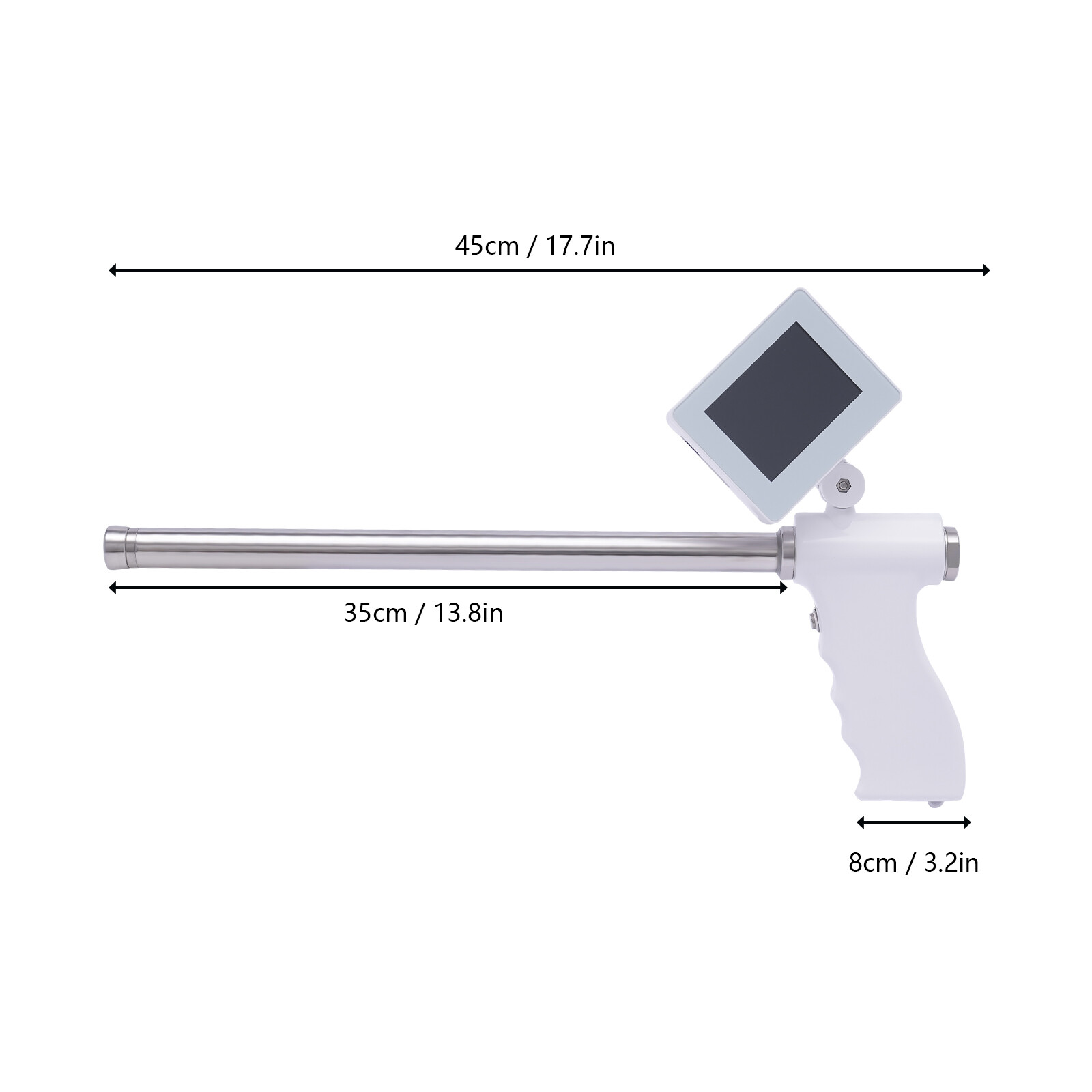 3.5 Inch Cows Cattle Visual Insemination Gun Insemination Tool Adjustable Screen