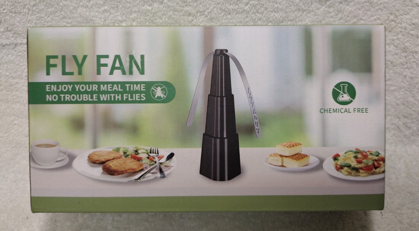 Brand New Set of 3 Fly Fan Outside Restaurants Meal & Food,Outdoor Picnic Table