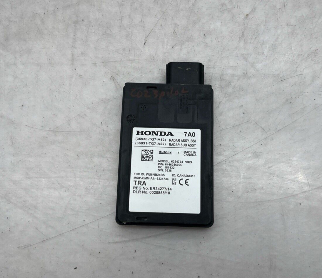 2023 2024 Honda Pilot Sport Passport Blind Spot Sensor OEM Distance Radar Module