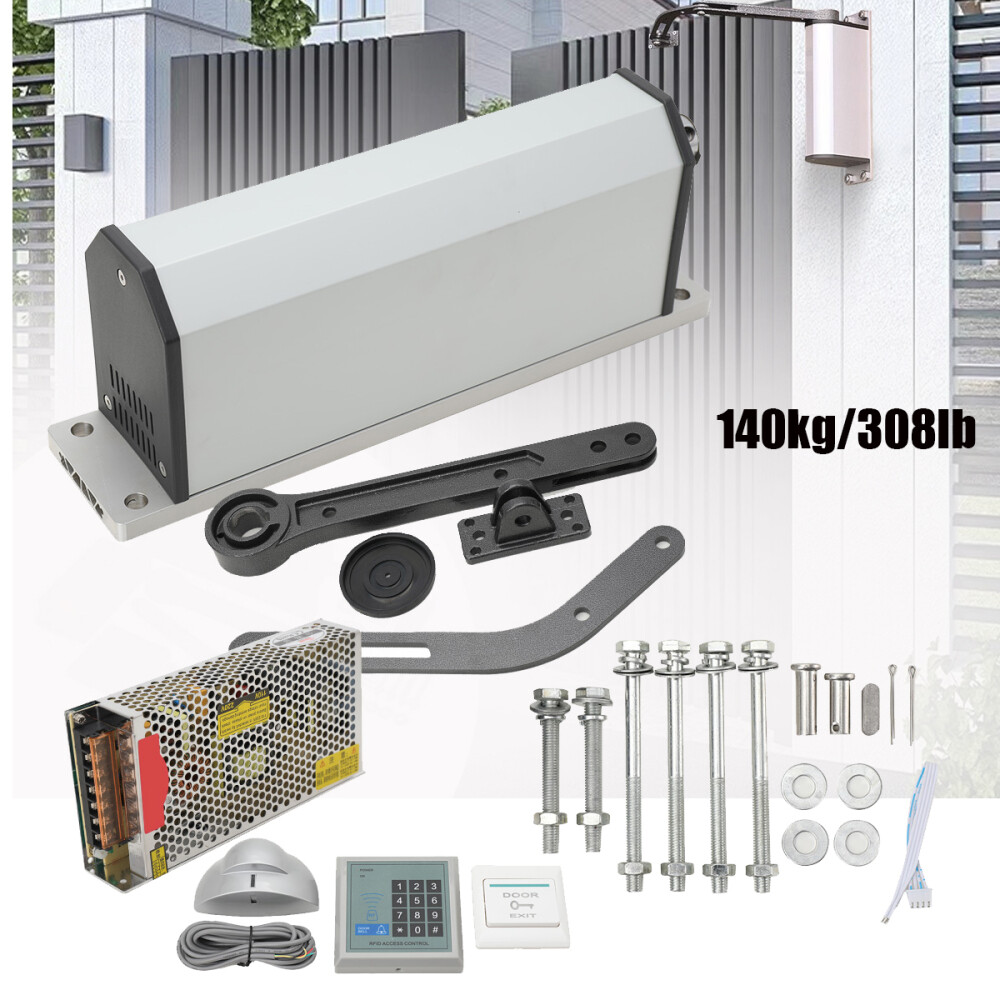 308LB Automatic Swing Door Opener 90° Handicap Door Opener Electric w/ 2 Remotes