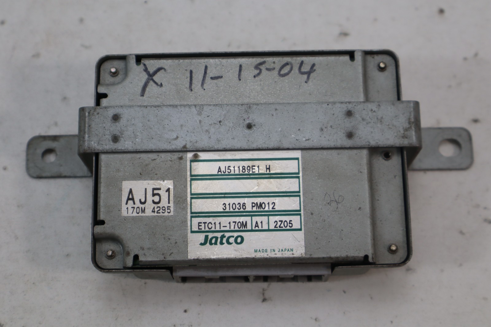 2002-2003 Mazda MPV Transmission Control Module TCM AJ51189E1 H OEM