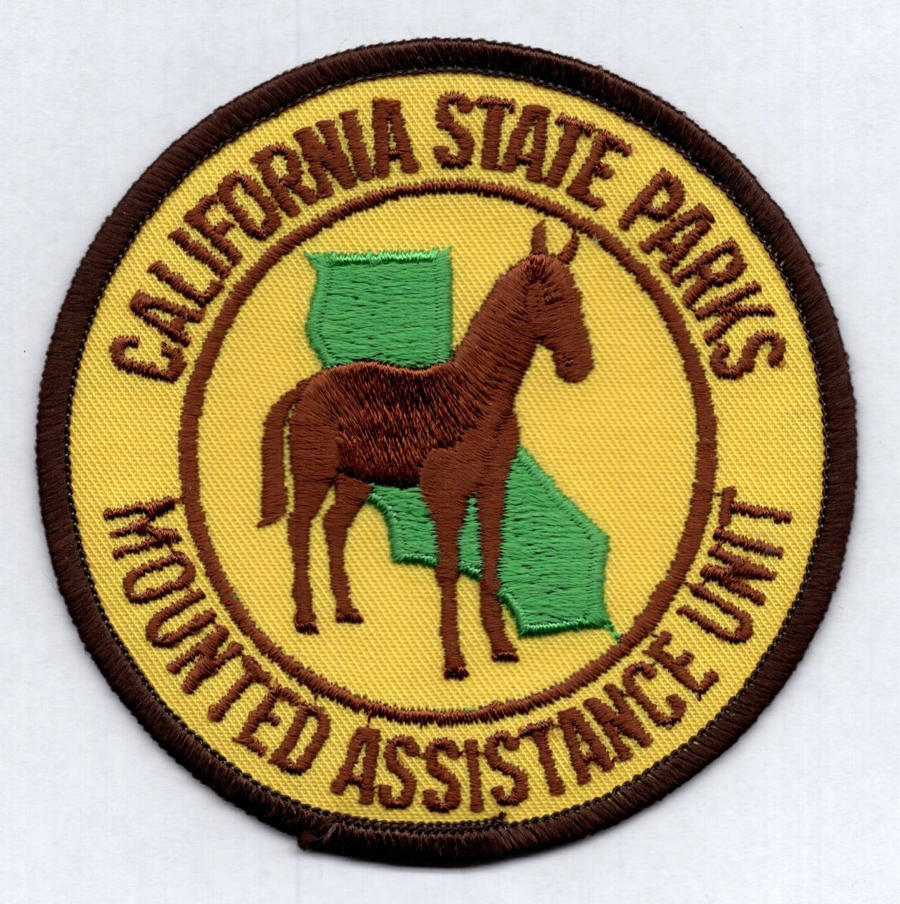 California State Parks - Mounted Assistance Unit Police Patch