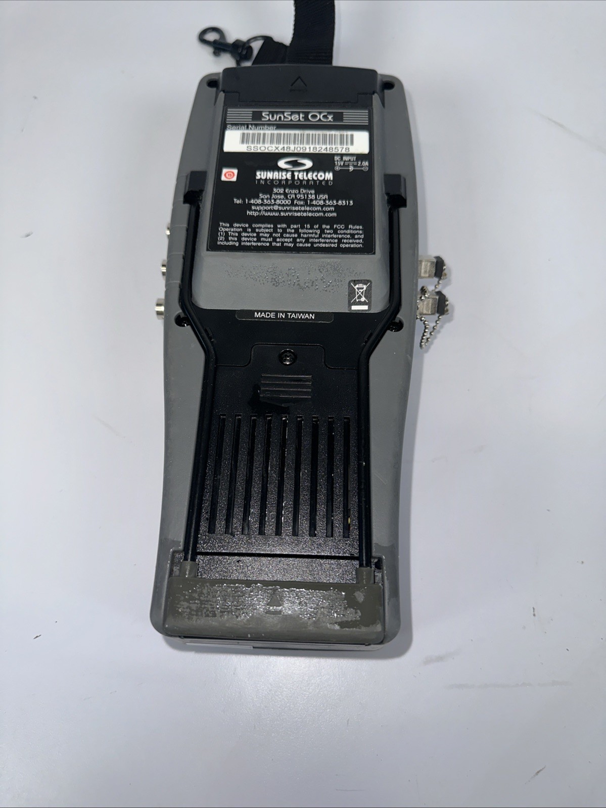 Sunrise Telecom SunSet OCx Network Tester w/ Power Supply