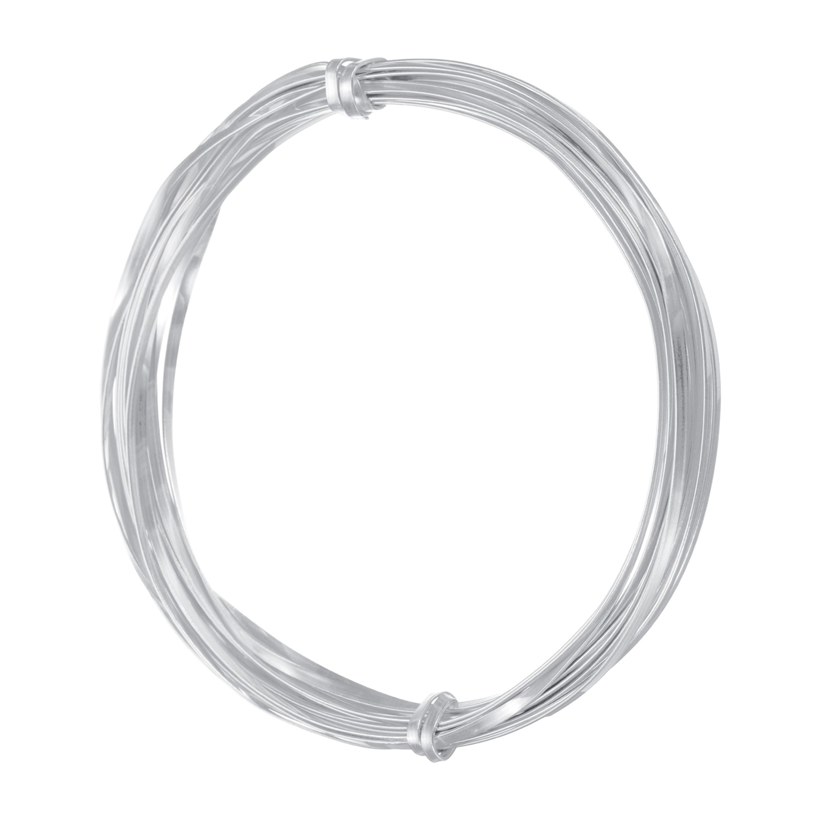 2mm Aluminum Craft Flat Wire,16Ft 0.5mm Thickness Armature Wire, Silver Tone