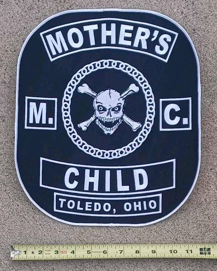 Mother's Child Jacket back Patch Toledo Ohio COLORS Biker Motorcycle Club Gang?