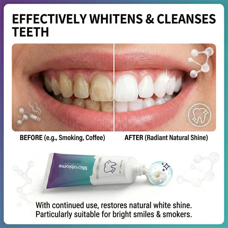 Microbiome Mint Flavor Gum Toothpaste Cleaning Toothpaste Sensitive Teeth US