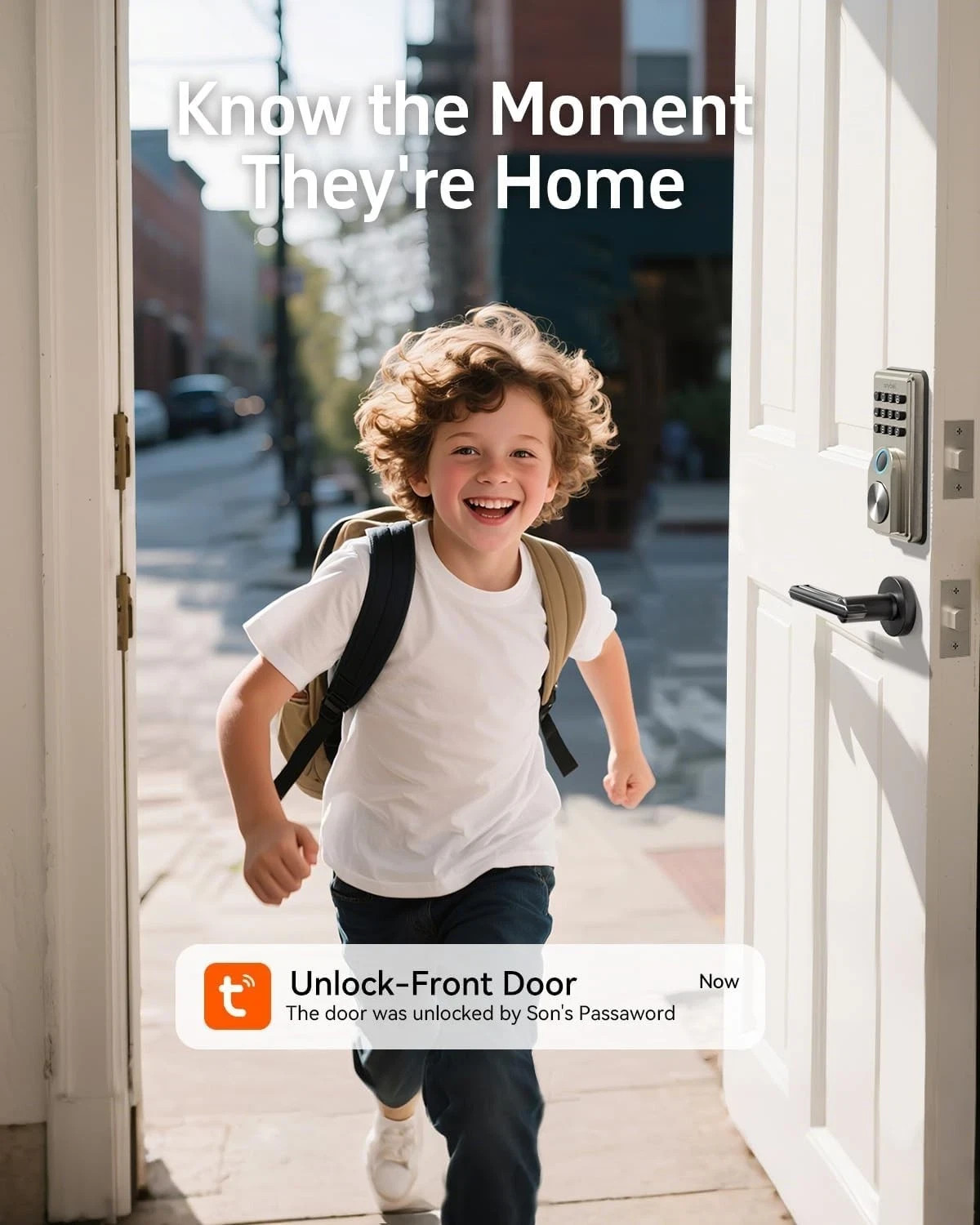 Smart Door Lock Fingerprint Keyless Entry Digital Keypad Bluetooth APP Office