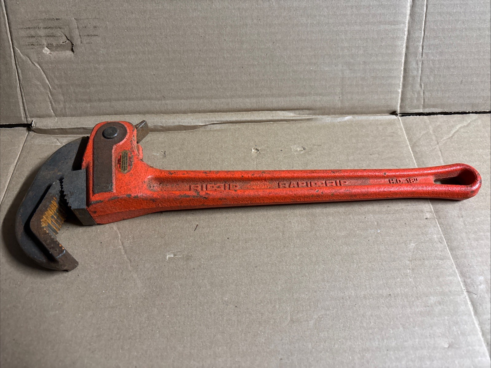 Ridgid Rapidgrip H.D. 18 " Inch Heavy Duty Pipe Wrench Ohio US