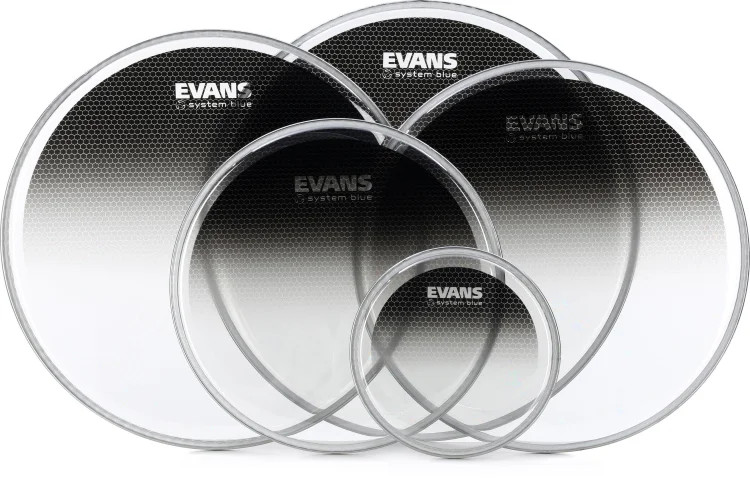 Evans System Blue Marching Tenor Drumhead Pack