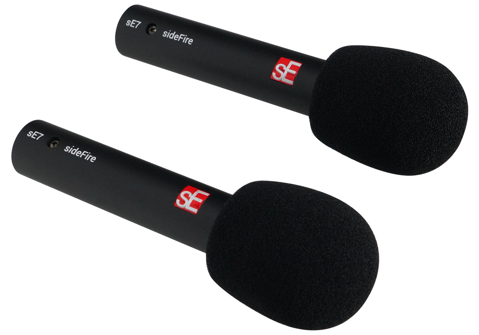 Pair Se Electronics sE7sF SideFire Live/Recording Microphones+Cables+Backpack
